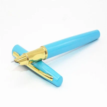 후드닙 만년필 추억 고급 선물(하늘색) / 졸업 필기구 스카이블루 잉크펜 선물