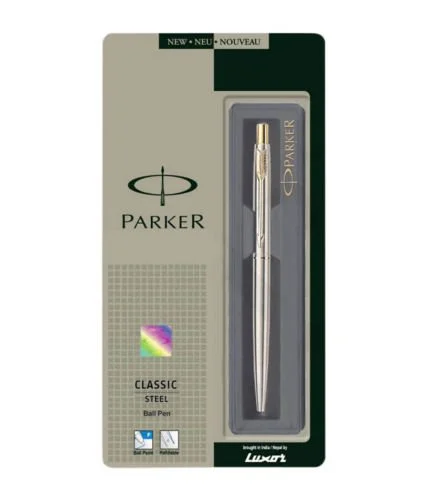 Parker 클래식 엘리트(실버) / 정품 블루 잉크 파카 볼펜
