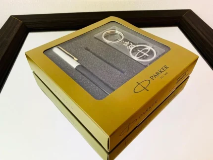 Parker GP 정품 만년필 세트 (은색) / 고급 잉크펜 선물용